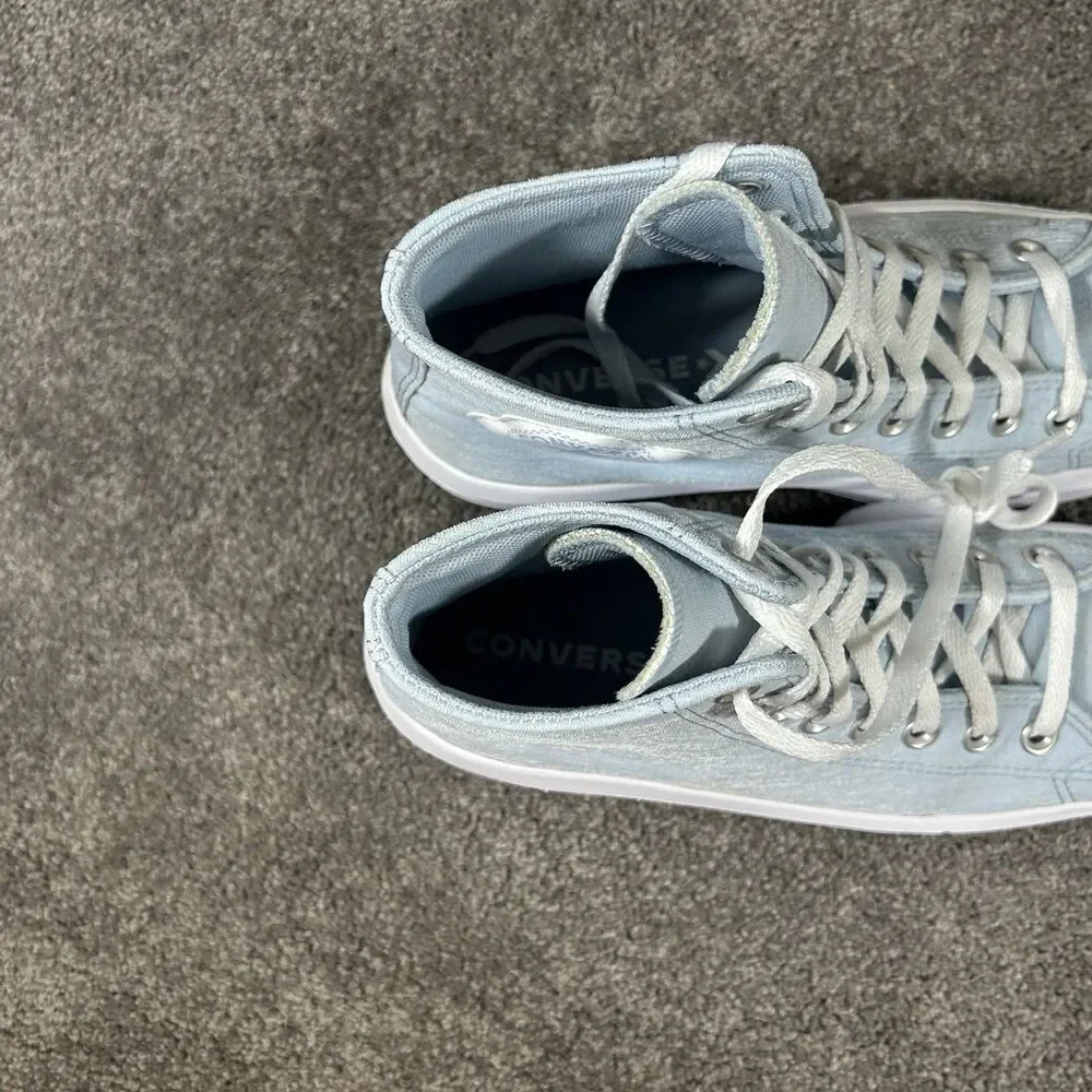 Converse Chuck Taylor All Star Move Hi A03015C Kid's Size 7 Blue Platform Shoes